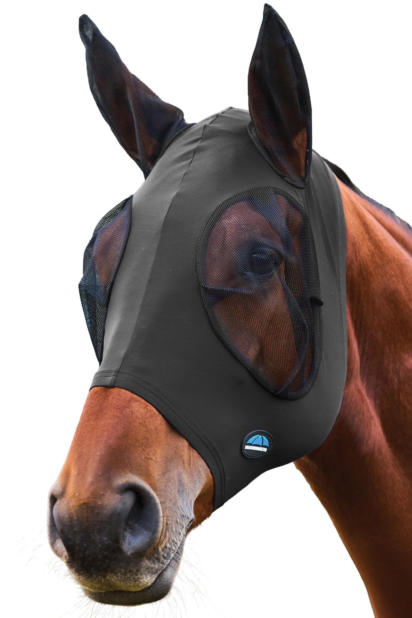 Weatherbeeta Comfitec Stretch Masque anti-mouches avec oreilles Anti-mouches cheval