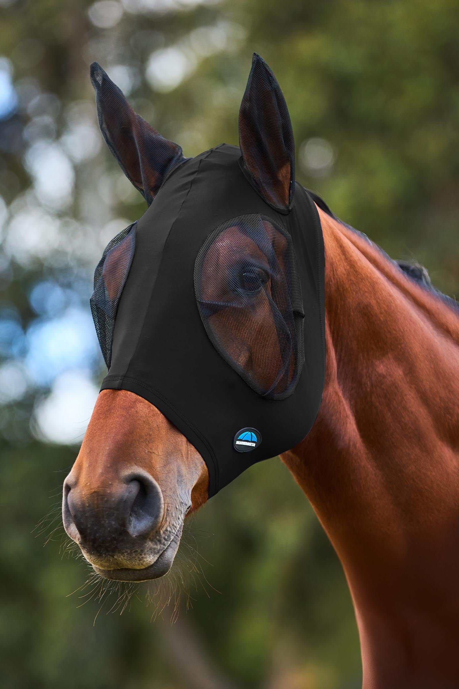 Weatherbeeta Comfitec Stretch Fly Mask With Ears Antifly Protection for Horses