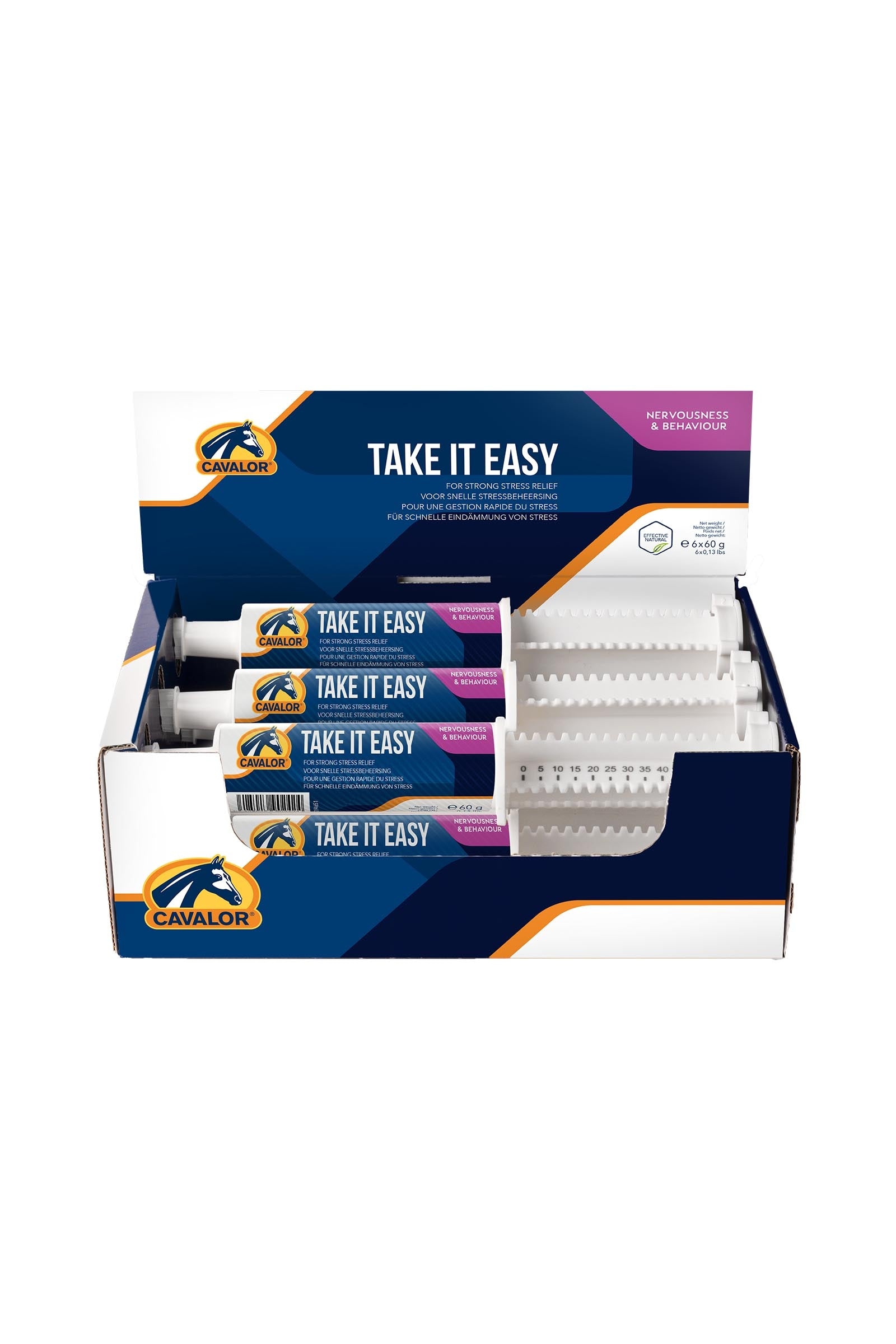 Cavalor Take It Easy, relaxation, (6 x 60 g) Horse Feed & Nutrition