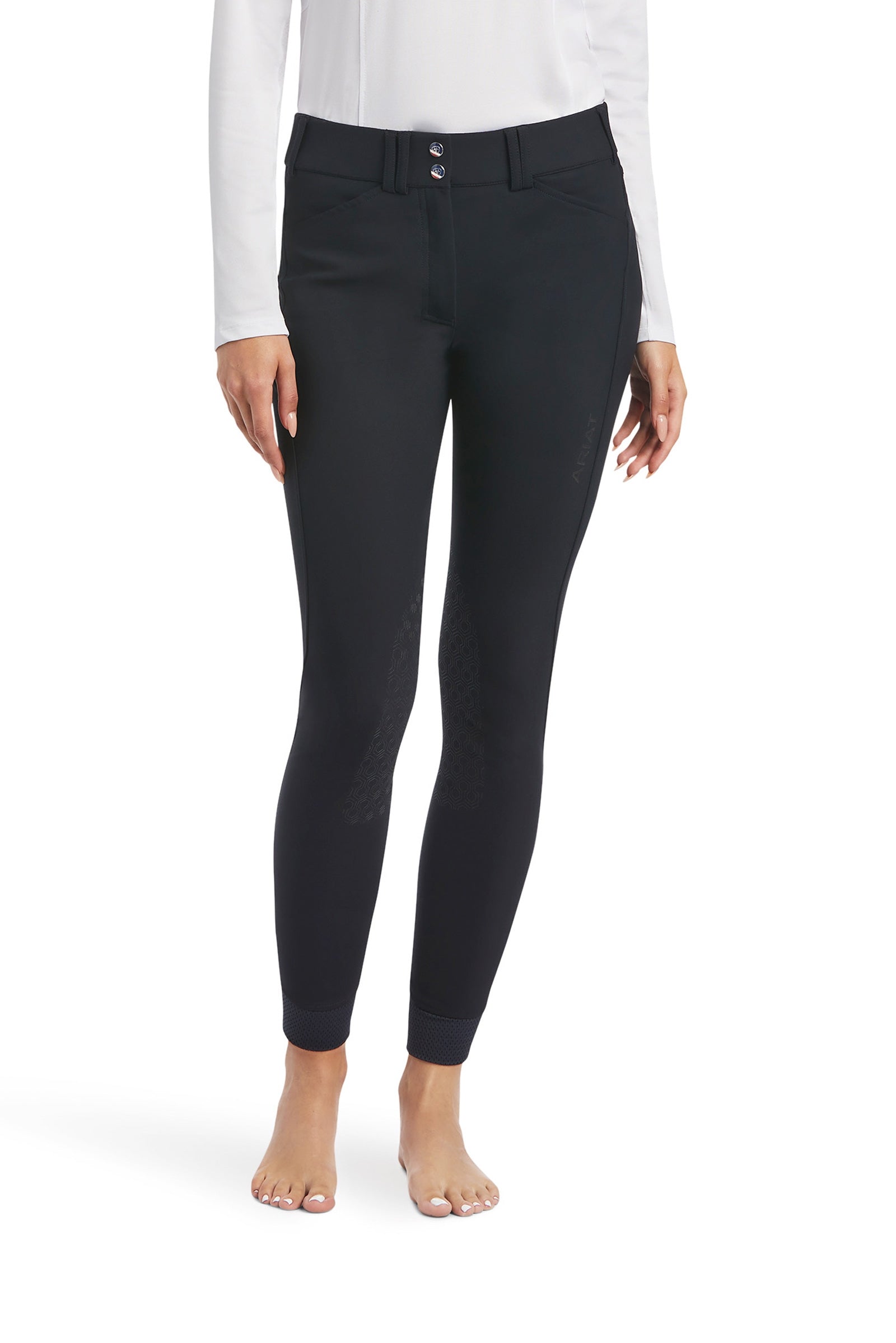 Grand Prix pantalon d'équitation femme à fond intégral en cuir, UPF 50 Grand Prix pantalon d'équitation femme à fond intégral en cuir, UPF 50