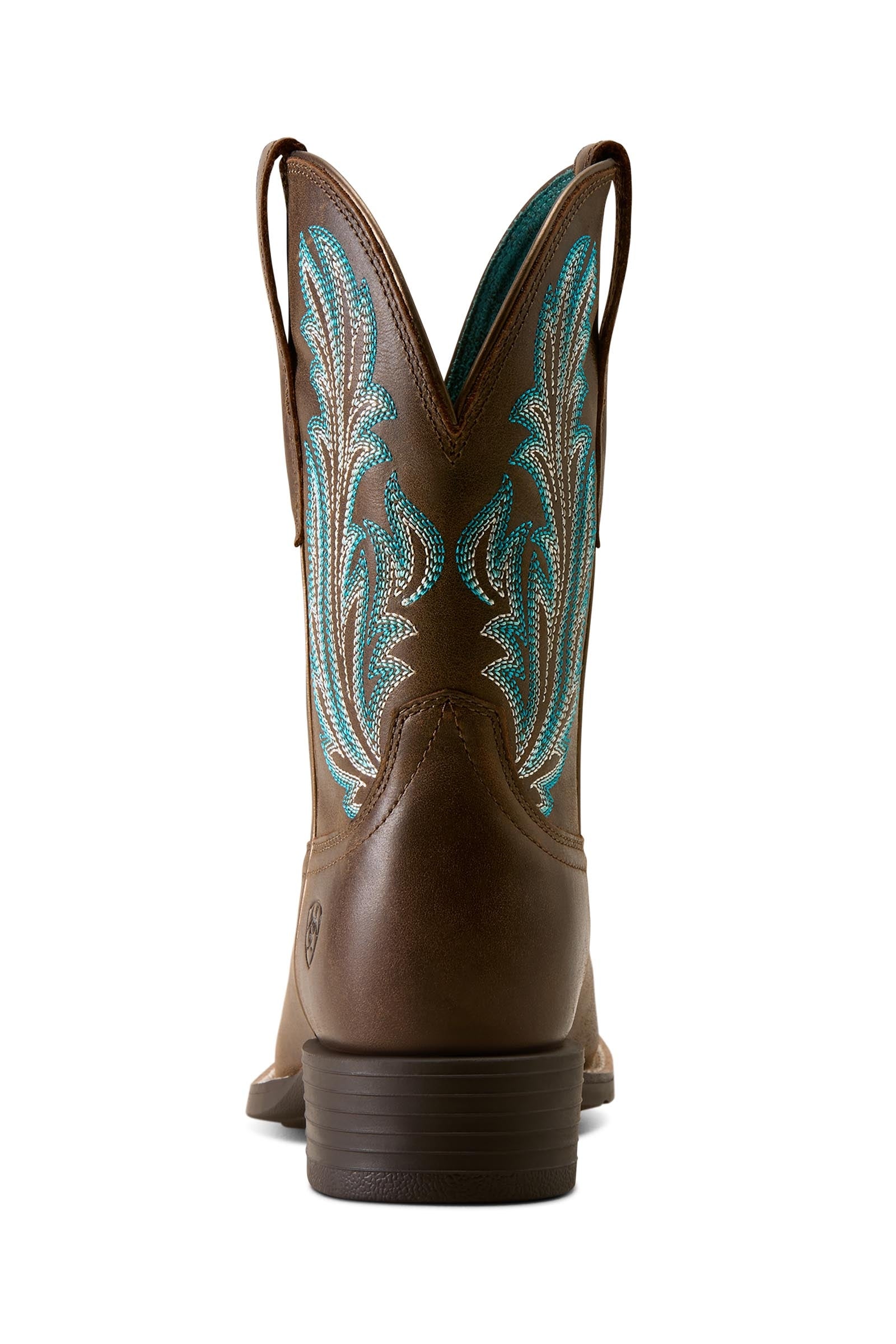 Ariat Womens Round Up Filly Wide Square Toe Western Boot Riding Boots & Riding Shoes