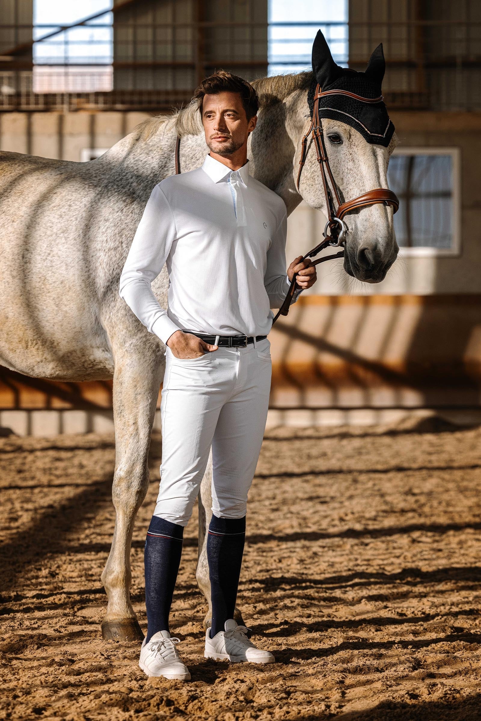 Equi Theme EQUITHÈME Dany Men´s Mesh Polo Shirt Mens Riding Clothing