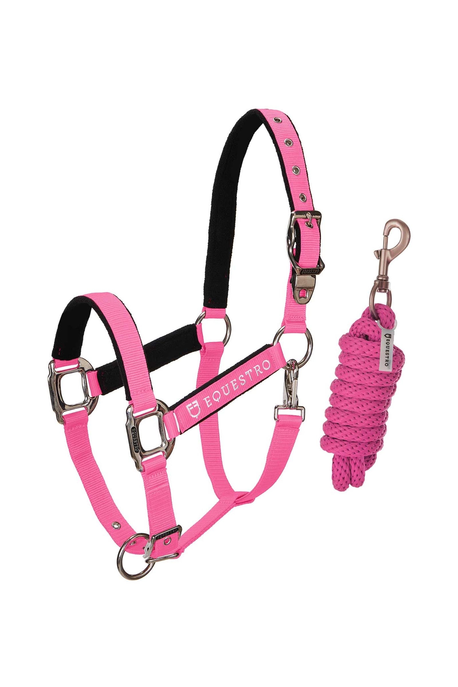 Equestro Padded Double Adjustment Headcollar Halters & Leads