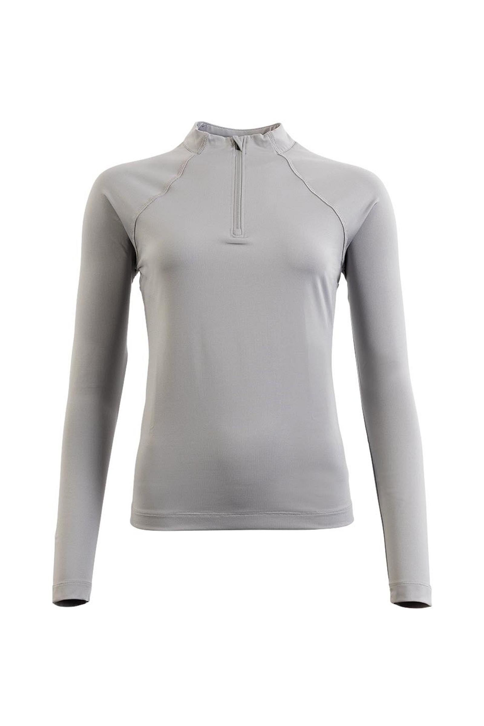 BR CLX shirt zippé à manches longues pour femmes Vêtements d'équitation femme