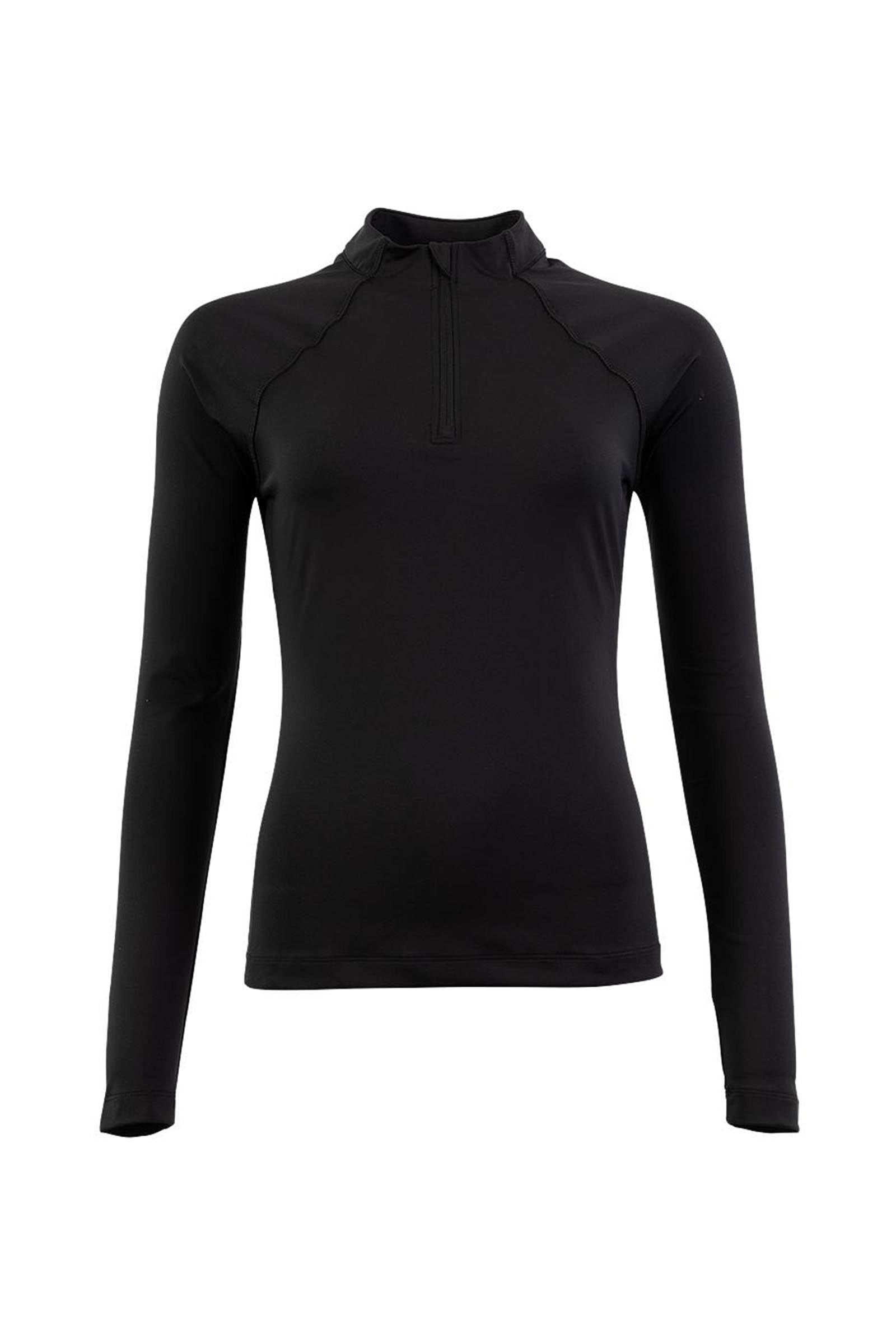 BR CLX shirt zippé à manches longues pour femmes Vêtements d'équitation femme