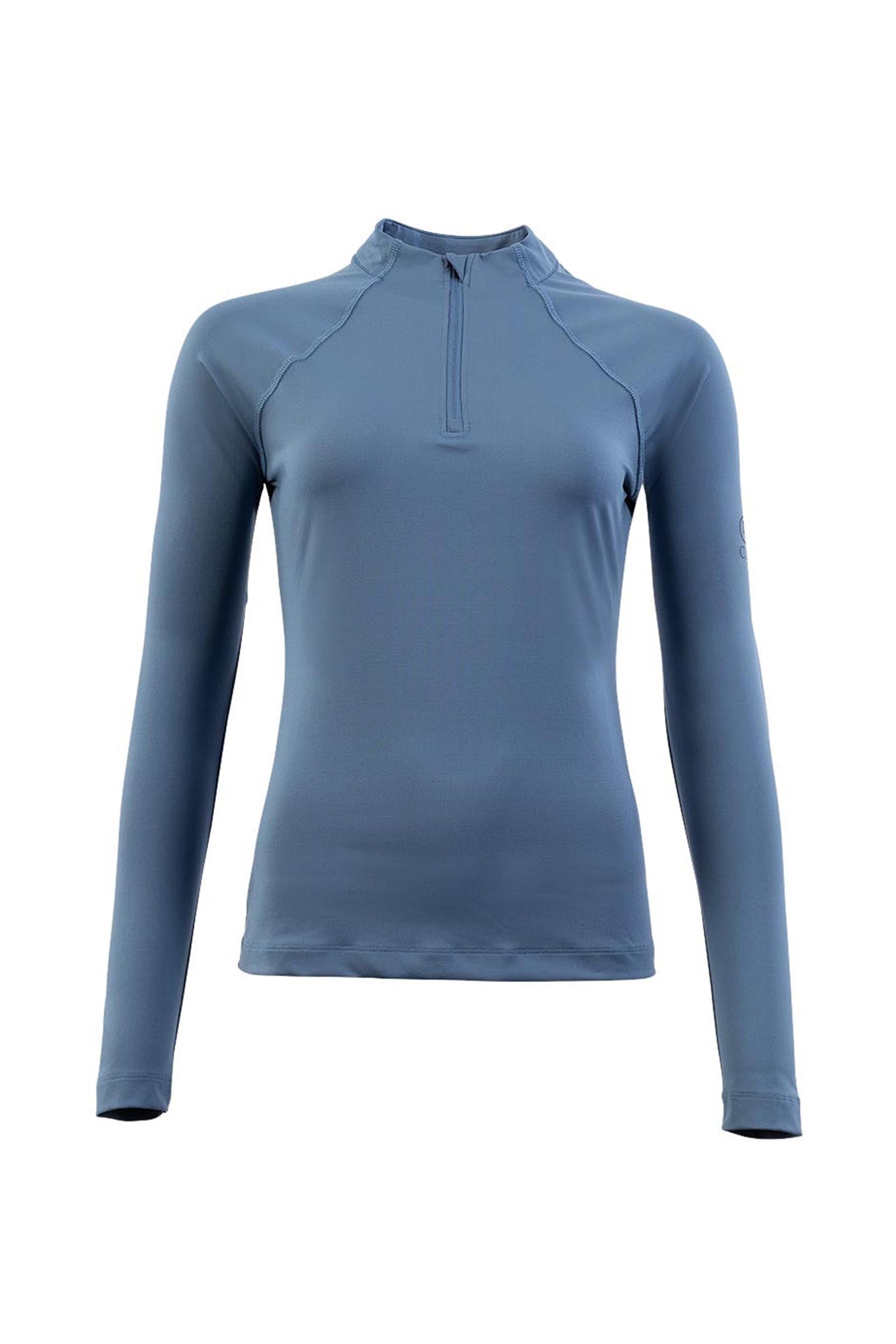 BR CLX shirt zippé à manches longues pour femmes Vêtements d'équitation femme