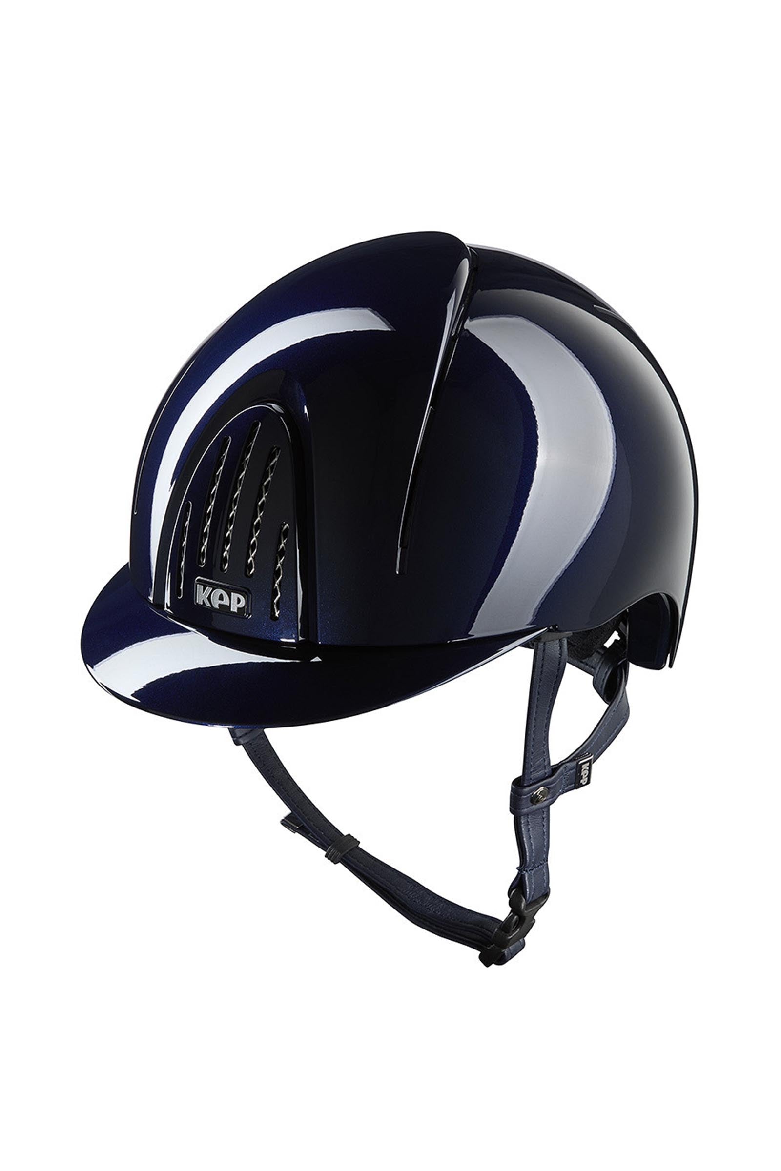 KEP Helmets KEP NOVA ABS Metal Polish Riding Helmet Safety Equipment