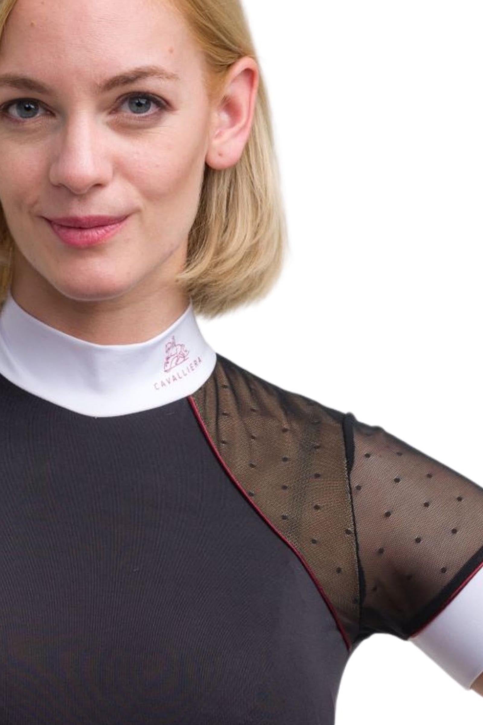 Cavalliera Modern Dame Women´s Riding Show Shirt, Short Sleeve Women’s Riding Clothing