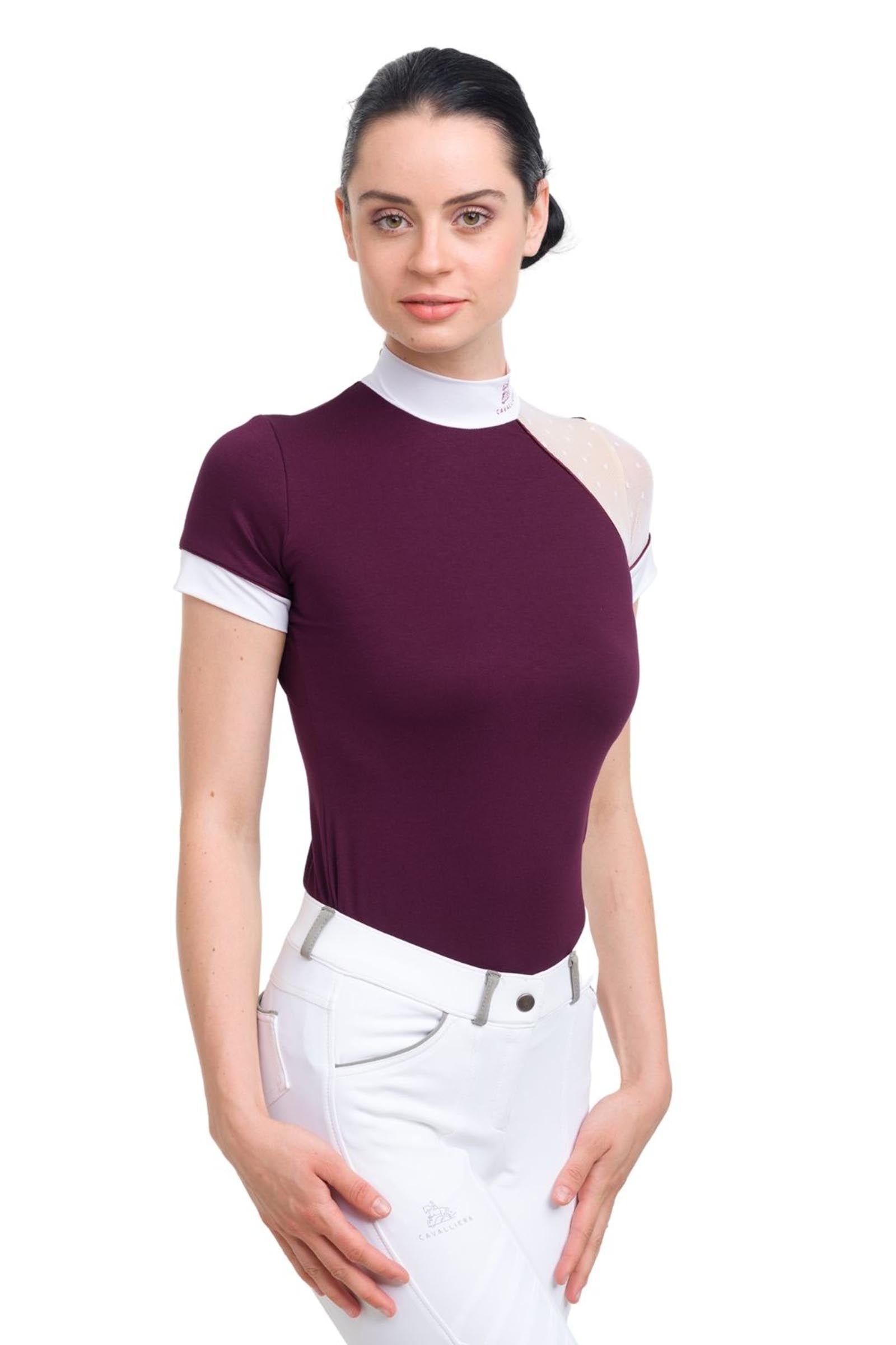 Cavalliera Modern Dame Women´s Riding Show Shirt, Short Sleeve Women’s Riding Clothing