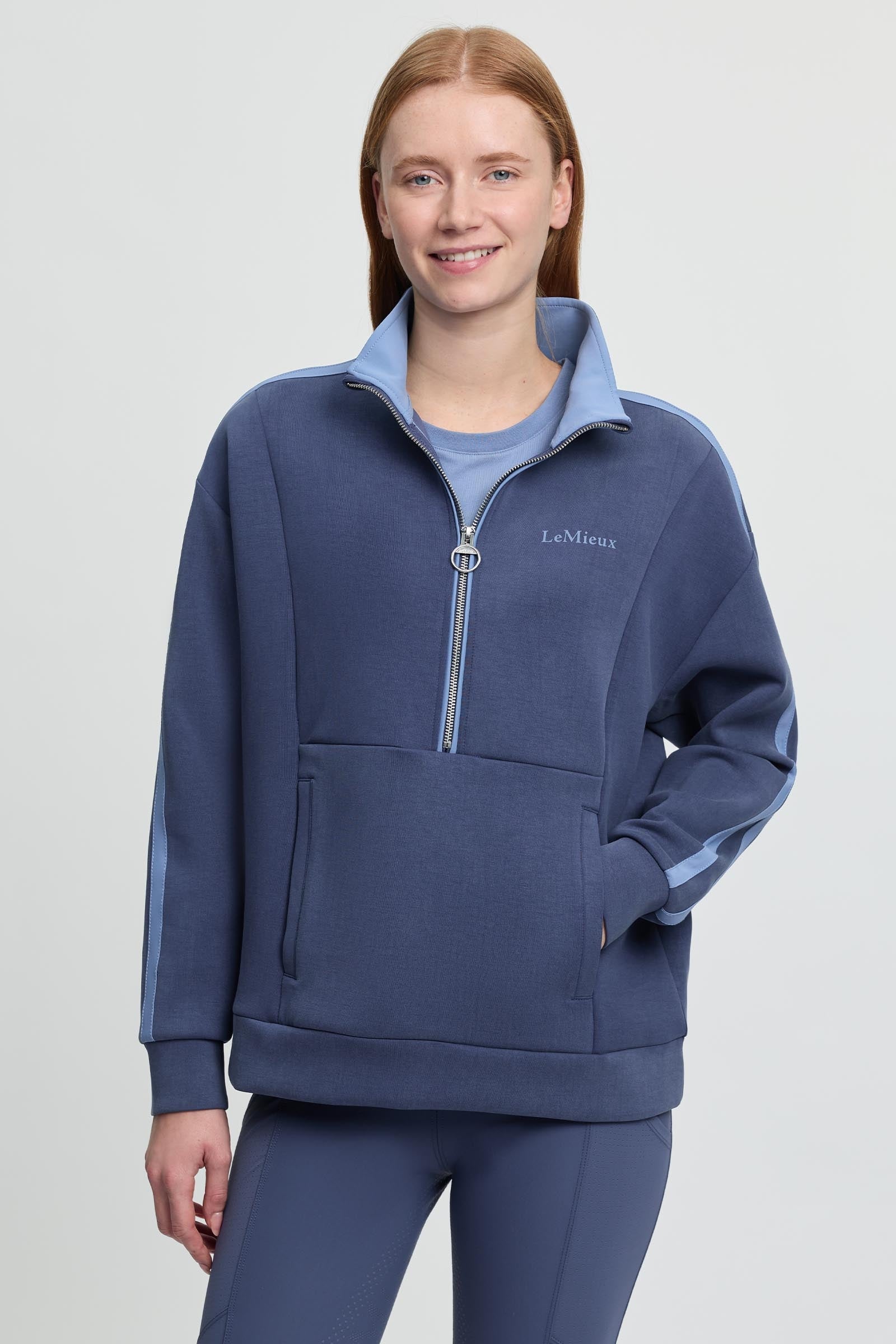 LeMieux Connie sweat femme demi-zip Vêtements d'équitation femme