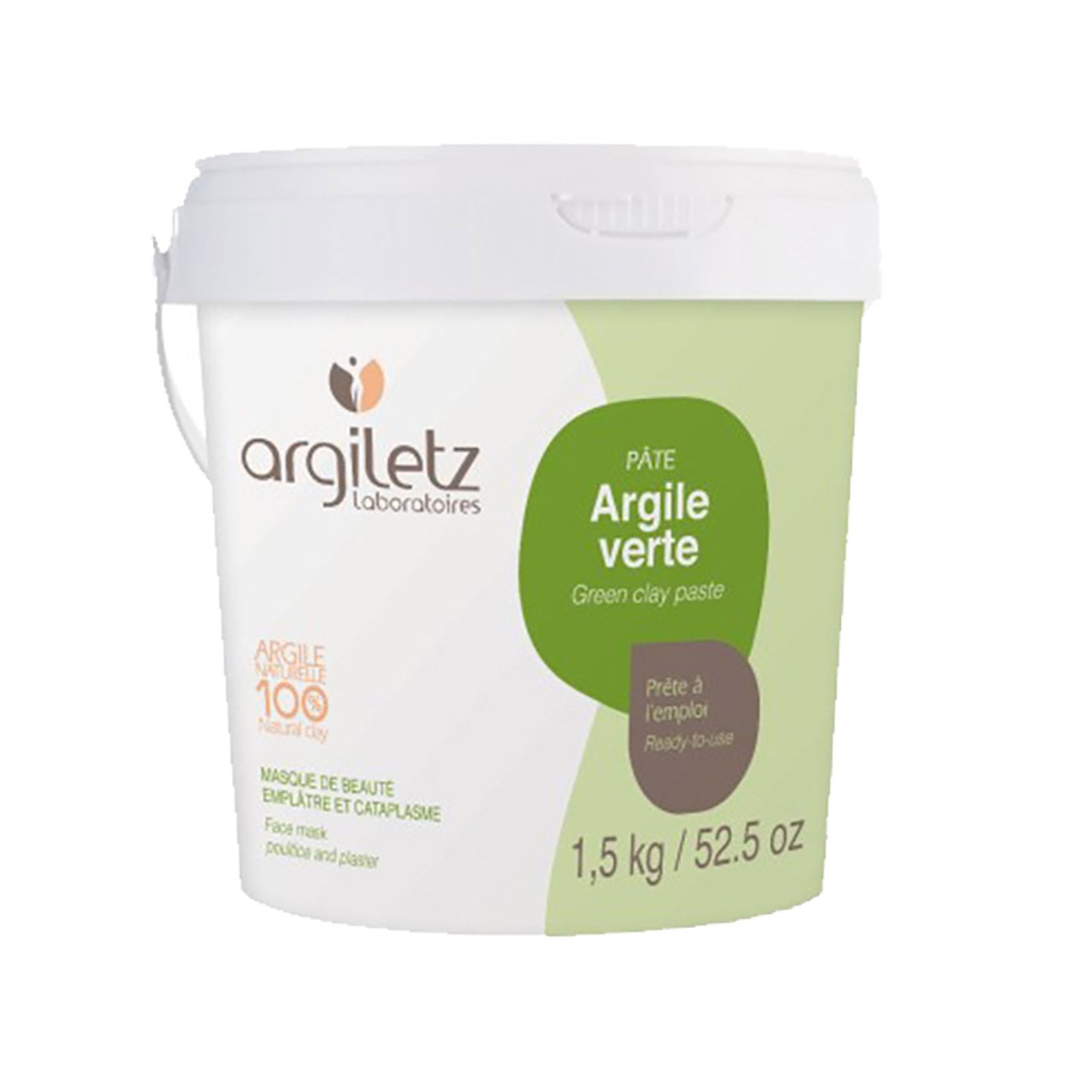 Argiletz Argile verte Kavalkade par Argiletz, 1 kg Soins
