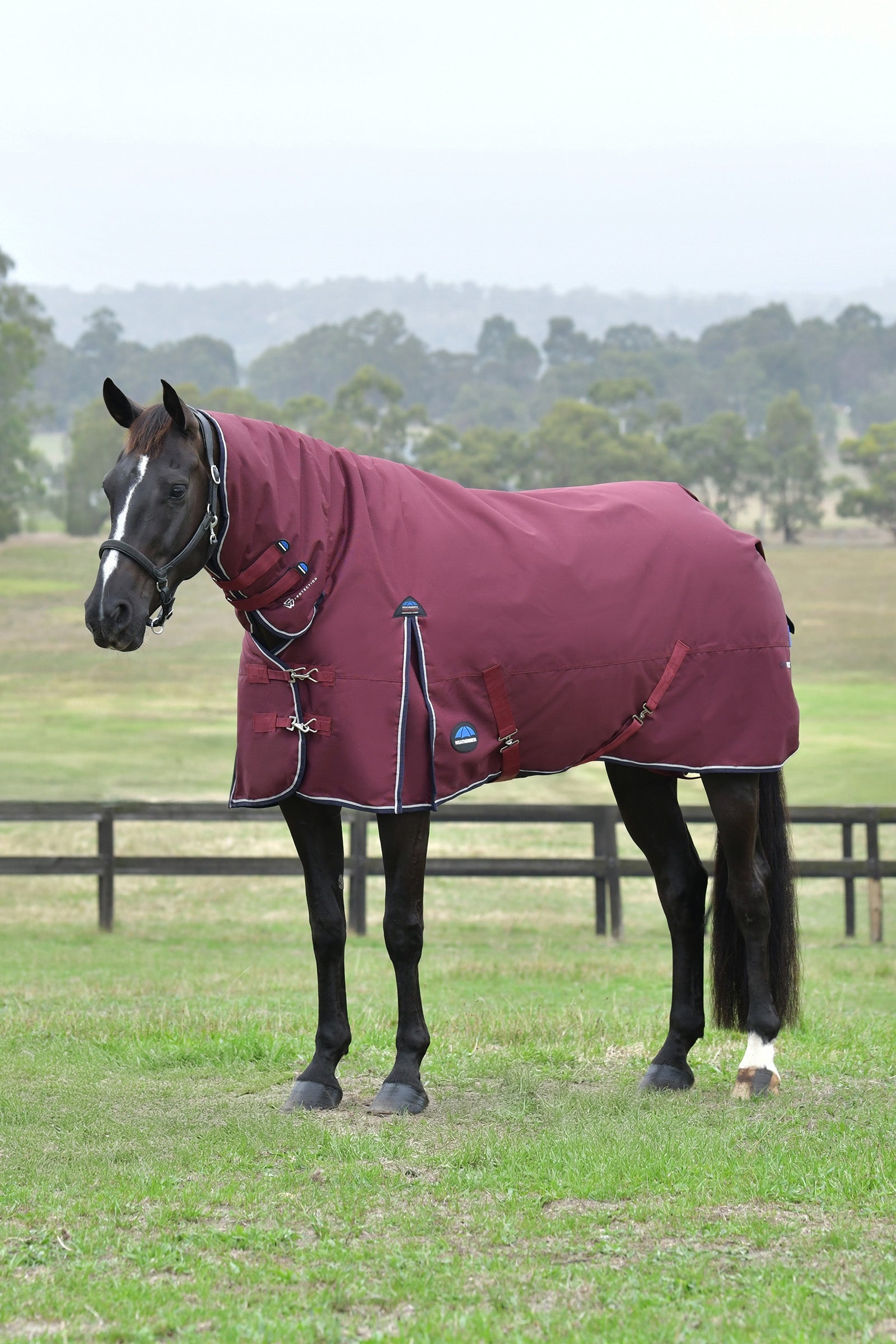 Weatherbeeta Comfitec Essential couverture d'extérieur avec encolure fixe, 220g Couvertures cheval