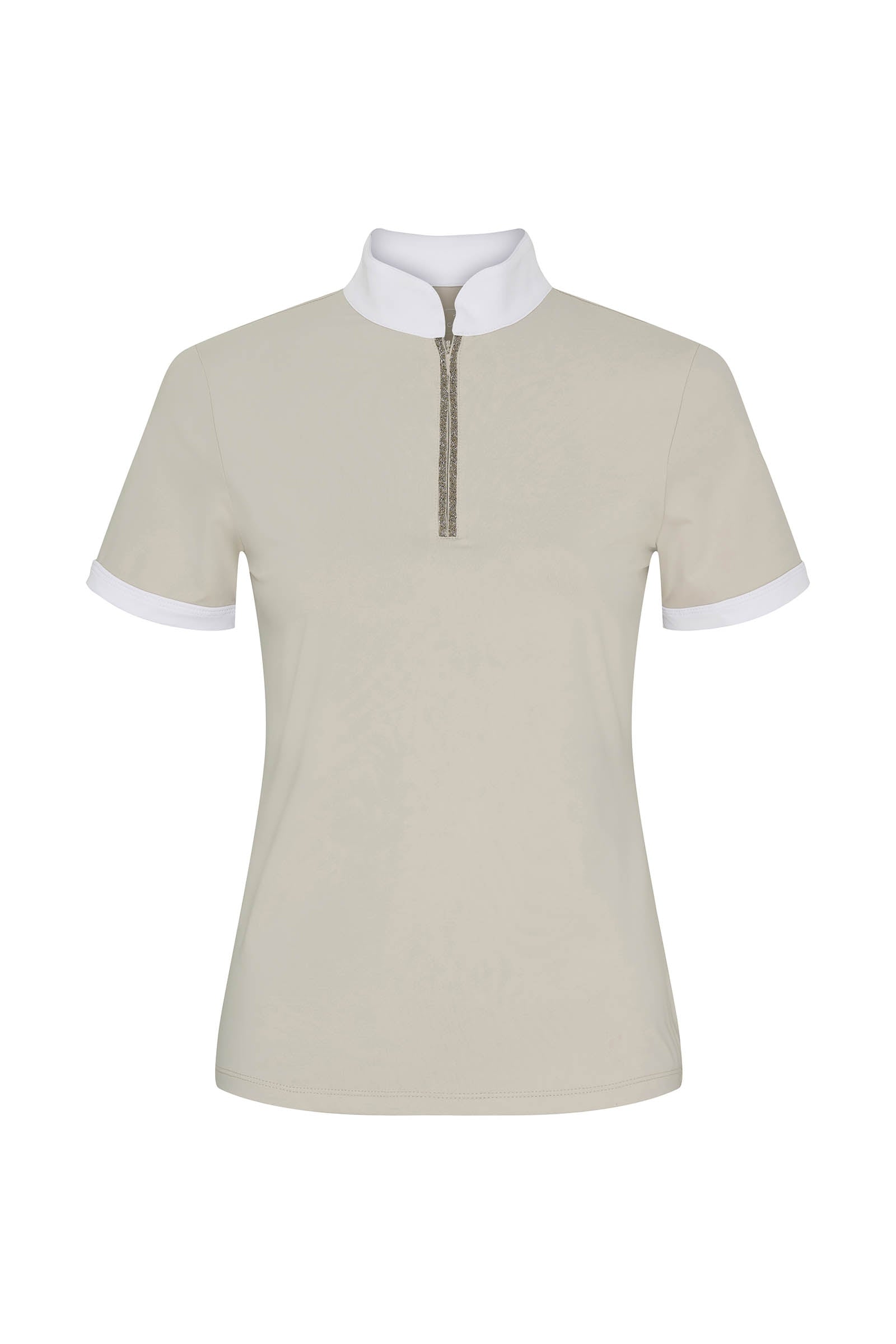 Catago Nice Women's Half Zip Show Shirt Vêtements d'équitation femme