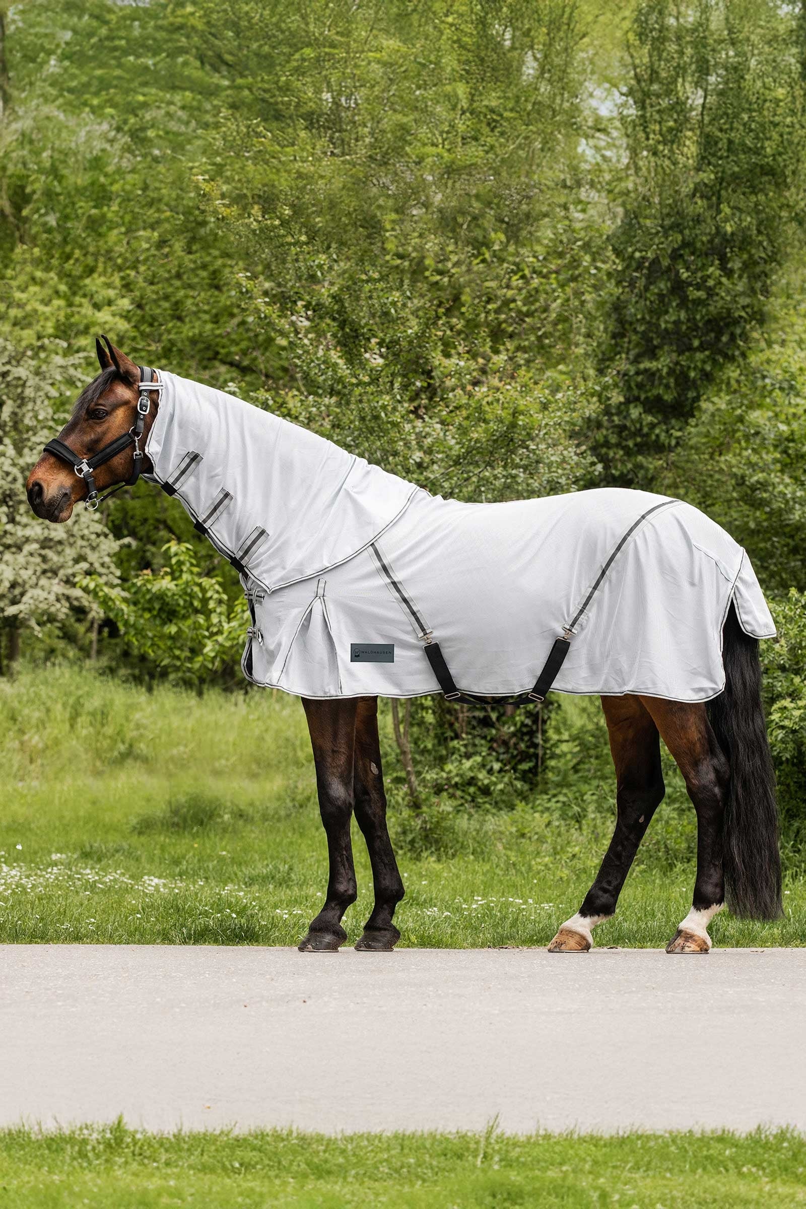 Waldhausen Protect couverture anti-mouches avec encolure amovible Couvertures cheval