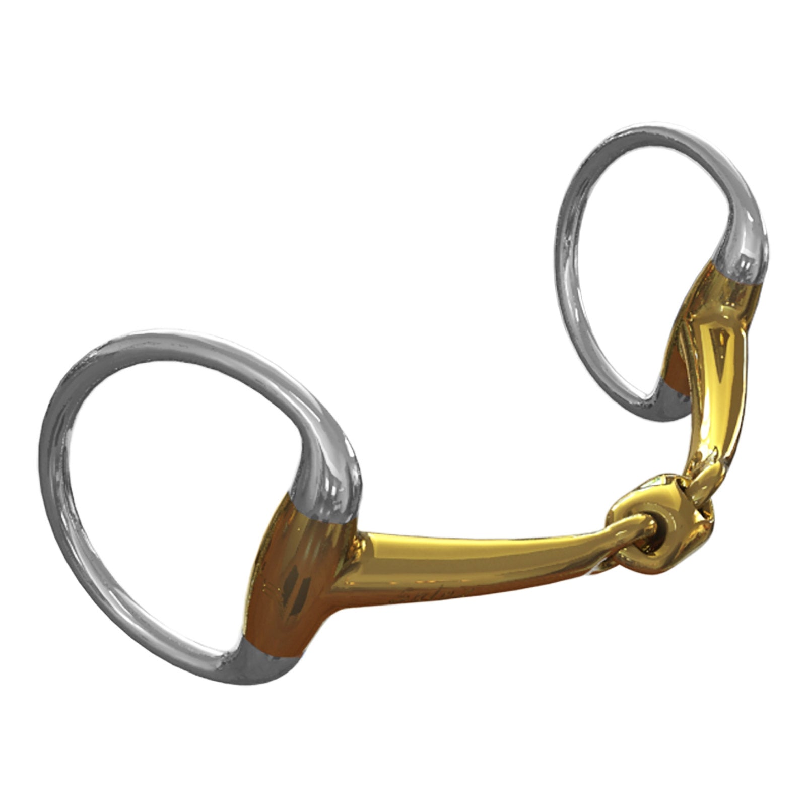 Neue Schule Bits Mors de filet NS Bits Tranz à olives, double brisure, articulation losange, canons 16 mm Mors