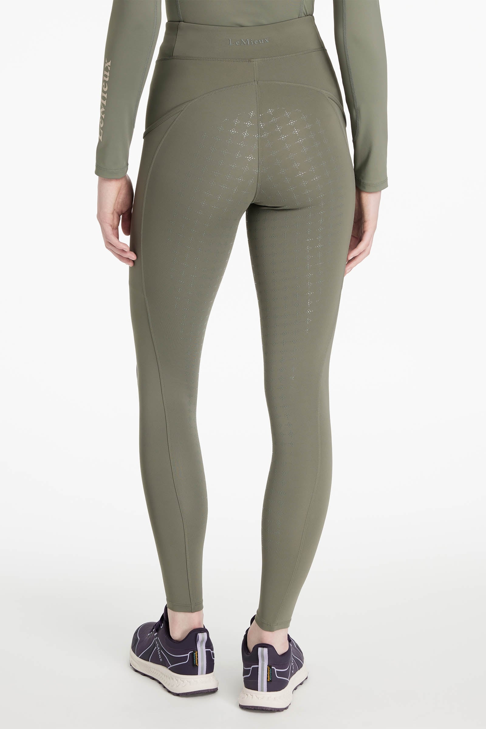 Pantalon équitation Basures Silicone EQUITHÈME TEA PULL-ON Breeches équitation Bleu Electrique