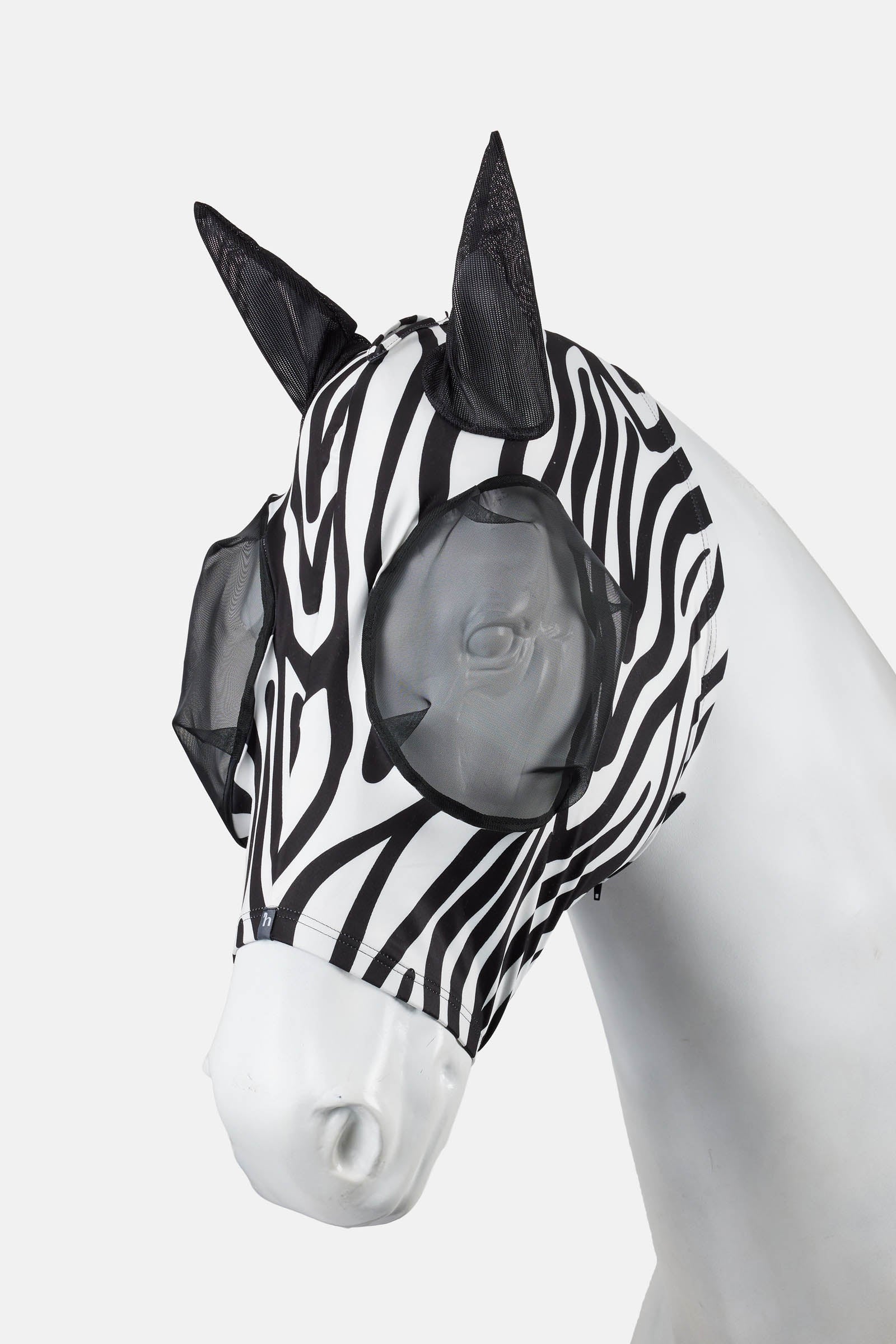 Horze Elastic masque anti-mouches avec zip Anti-mouches cheval