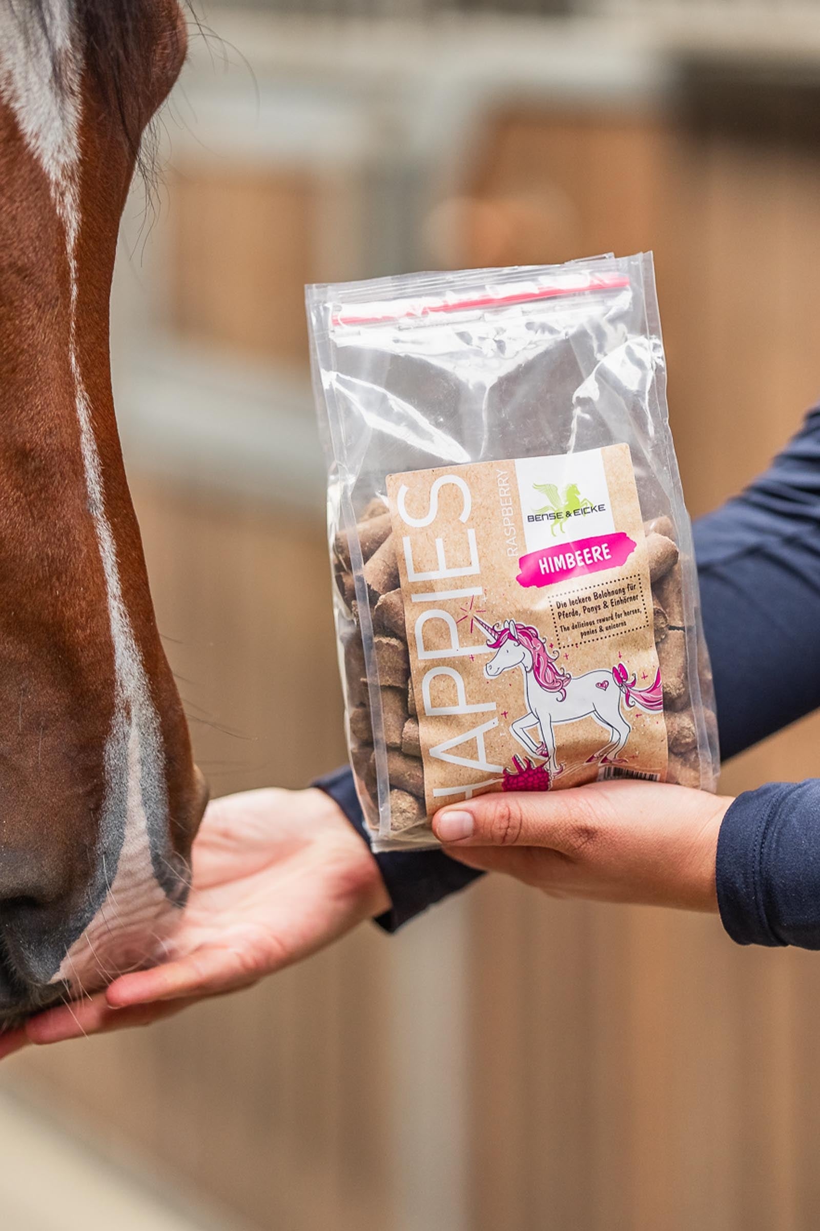 Bense & Eicke Happies Raspberry Unicorn Edition, 1kg Horse Feed & Nutrition