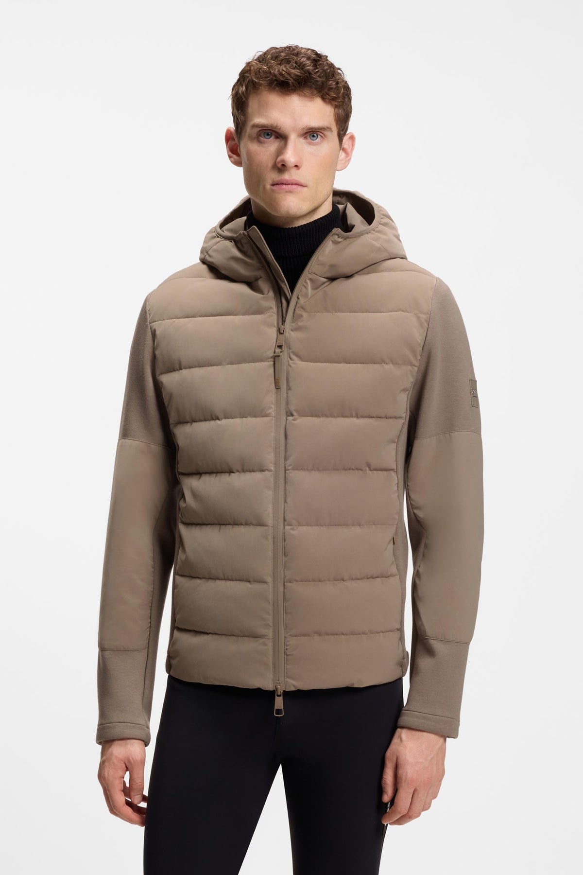 BOSS Equestrian Boss Jeff Mens Hybrid Puffer Jacket Mens Riding Clothing