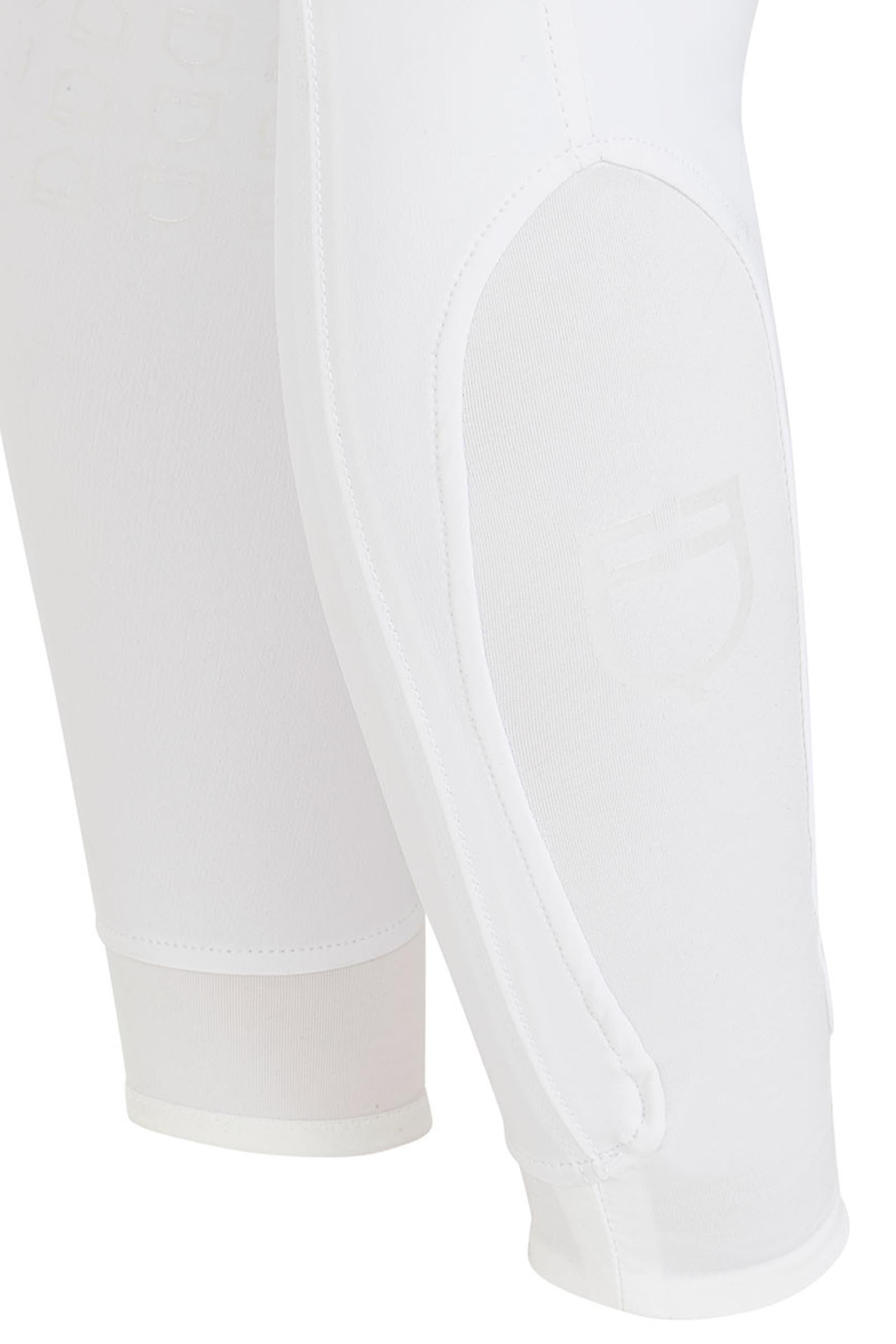 Equestro Women's Slim Fit Knee Grip Breeches With Logo Womens Breeches