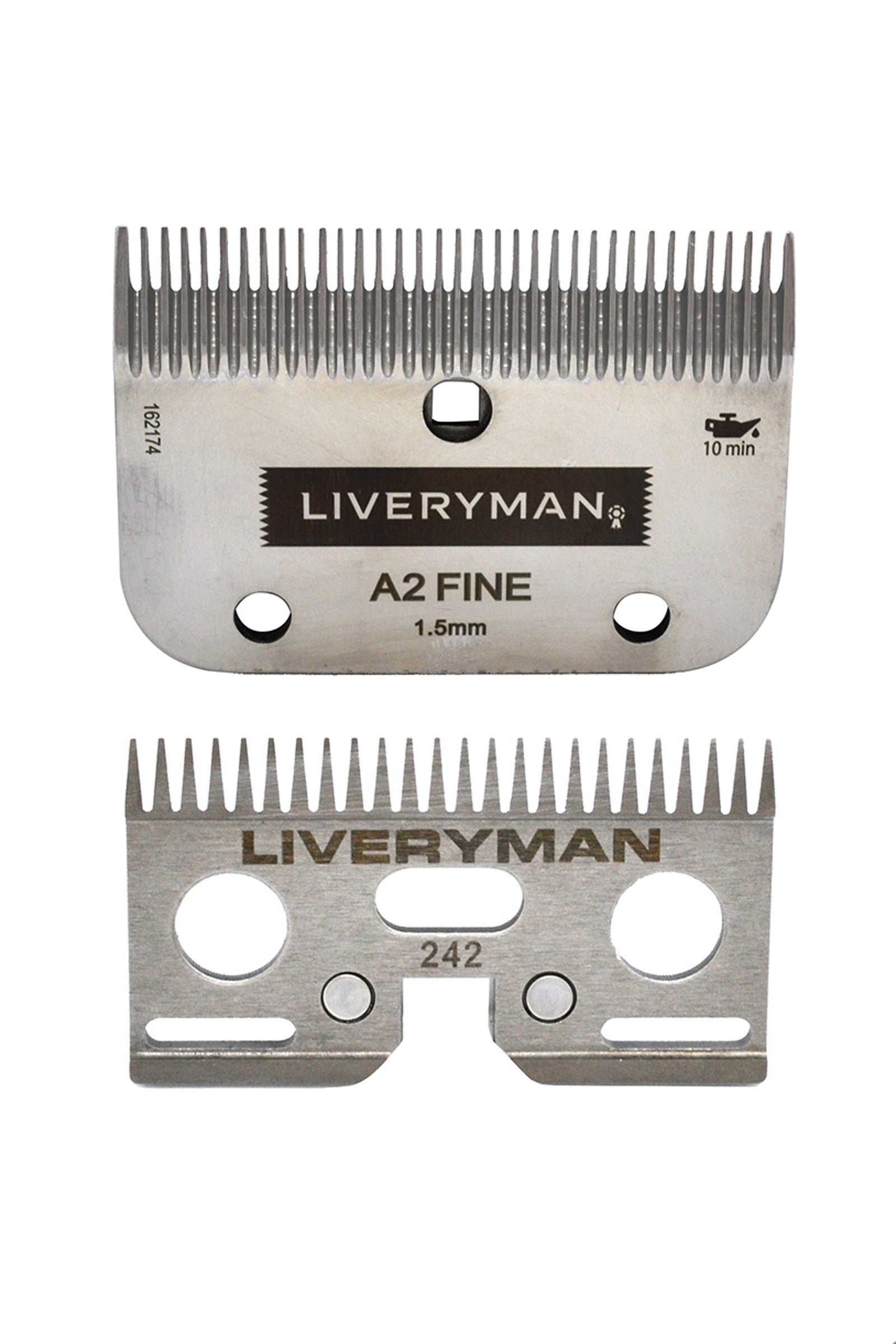 Liveryman A2 Blade Set Cutter & Comb Fine, 1.5 mm Tondeuses pour chevaux