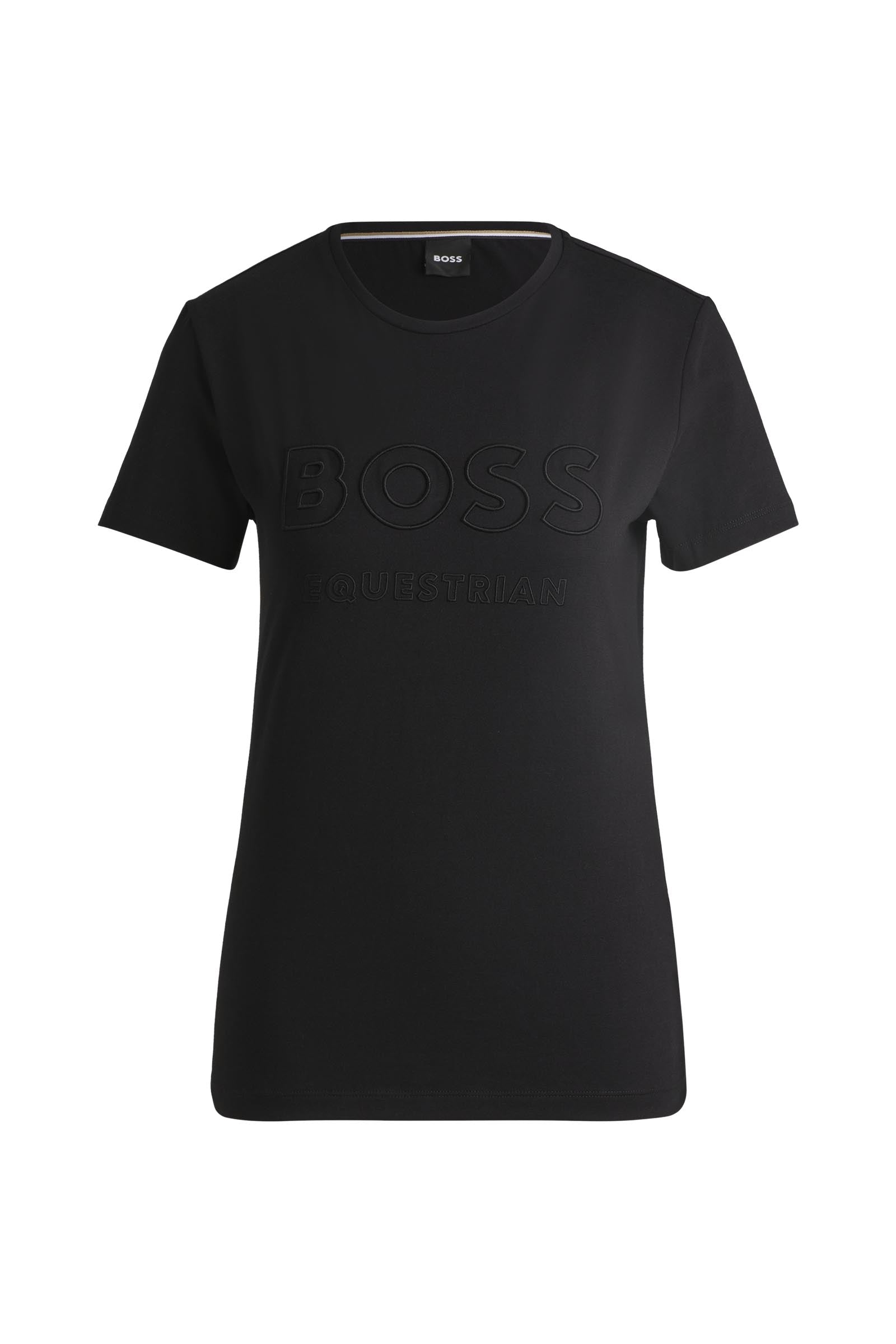 BOSS Equestrian Boss Maya T-shirt femme avec broderie Vêtements d'équitation femme