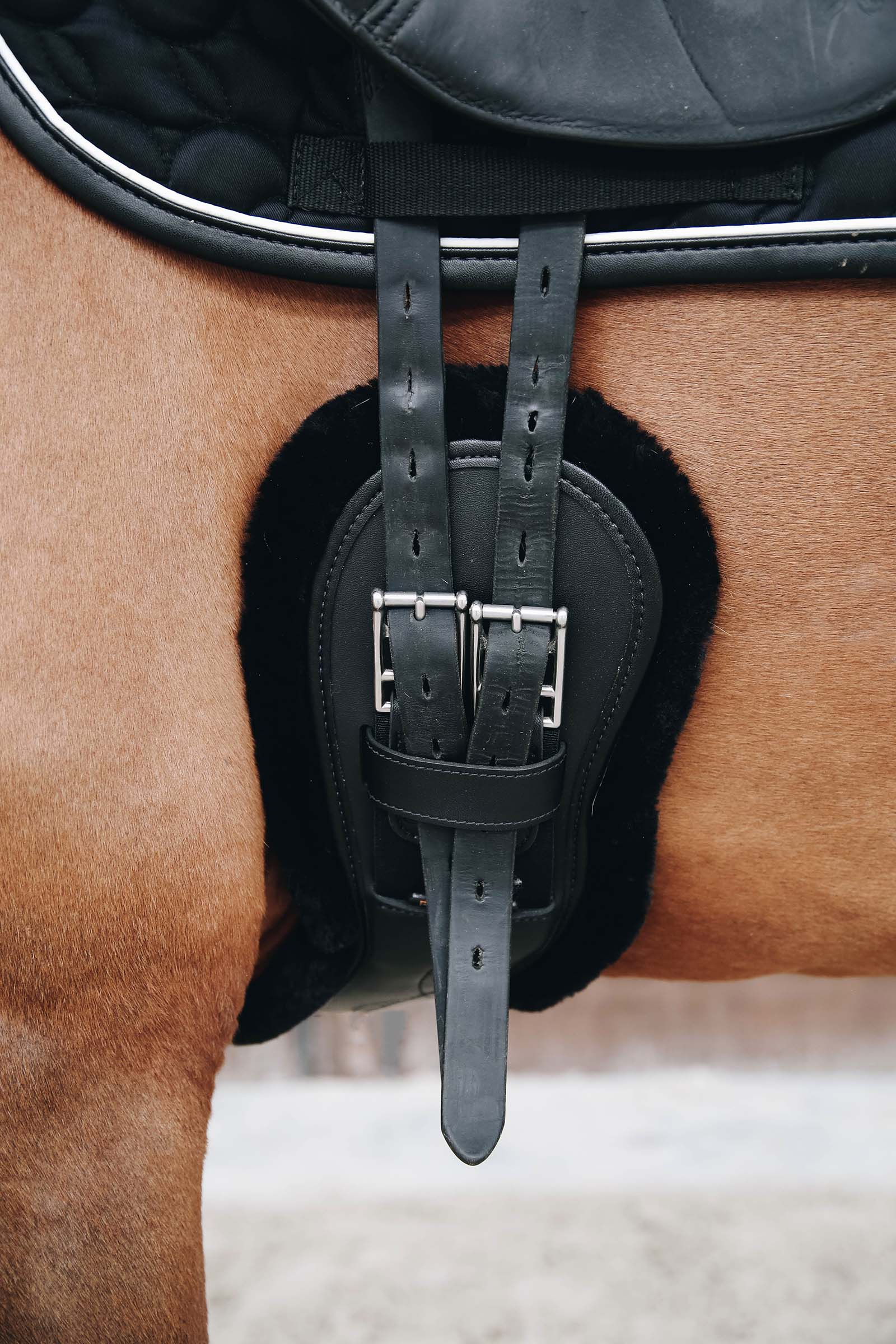 SALUTUYA Sangle de cheval 1 paire d'accessoires d'équitation Sangle  d'éperon équestre en cuir véritable faite à animalerie recurer - Cdiscount  Sport