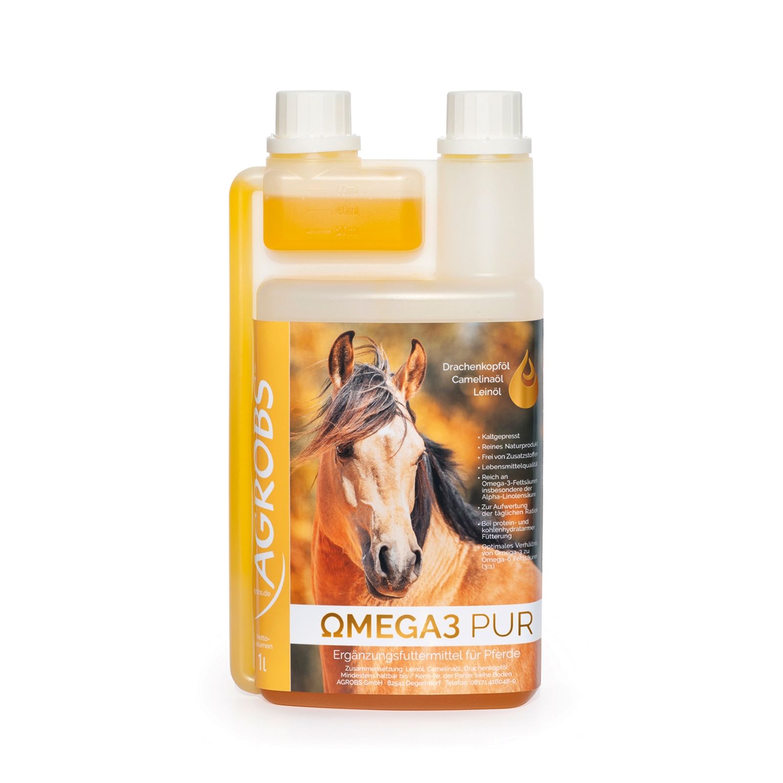 Leinol Huile De Lin Alimentaire pour Chevaux - Linseed Huile For
